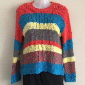TAHLIA BY MINIHAHA Colourful Stripe Knit Sweater Jumper
